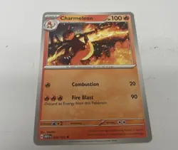 Pokemon TCG Charmeleon Base Set 2 Card 35/130 Unlimited - Image 5