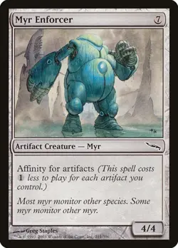 1x Myr Enforcer NM Eng MTG - Mirrodin - Image 1