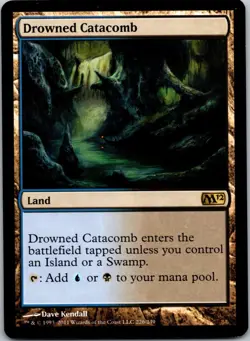 Drowned Catacomb - Magic 2012 (M12) - 226 - LP - MTG - Image 1