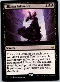Liliana's Influence - Amonkhet - 277 - LP - MTG - Image 1