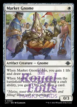 Market Gnome 4x FOIL Lost Caverns of Ixalan MTG LCI Uncommon MINT white artifact - Image 1