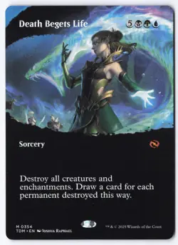 Death Begets Life (Borderless) M Tarkir: Dragonstorm 354 NM - Image 1