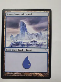 MTG Snow-Covered Island Coldsnap 152/155 Regular Land - Image 1