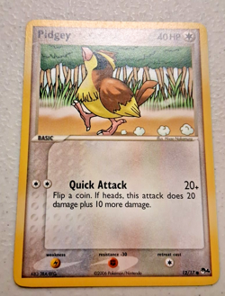 Pokemon Pidgey 12/17 Common Pop Series 4 NMint Fast Ship - Image 1