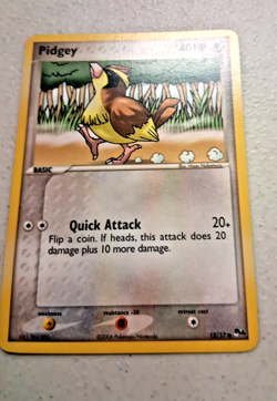 Pokemon Pidgey 12/17 Common Pop Series 4 NMint Fast Ship - Image 3