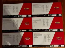 LOT of 6 Pokemon TCG: Scarlet & Violet Prismatic Evolutions 8 Pack Mini Tin Set - Image 2