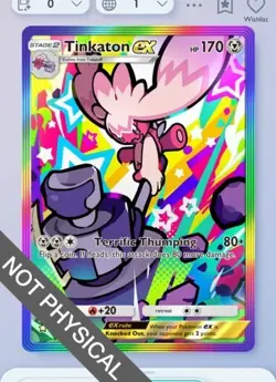 Tinkaton Rainbow Rare 2⭐, Pokemon TCG Pocket, Shining Revelry, English - Image 1