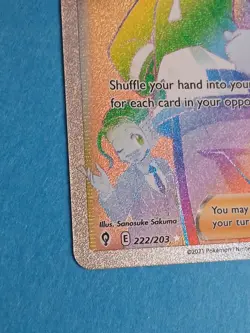 Pokemon Sword & Shield Evolving Skies Copycat 222/203 Rainbow Secret Rare - Image 5