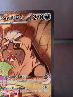 Pokemon TCG SV10: Destined Rivals Arven's Mabosstiff ex SIR #235/182 Holo NM - Image 3