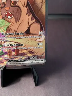 Pokemon TCG SV10: Destined Rivals Arven's Mabosstiff ex SIR #235/182 Holo NM - Image 4