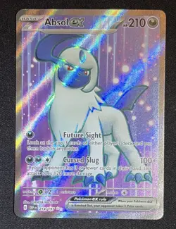 Pokemon Absol ex 214/197 Obsidian Flames Ultra Rare Full Art Holo EX - Image 1