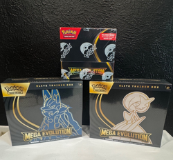 Pokemon Mega Evolution Booster Box + 2 Elite Trainer Boxes ETB Sealed Lot - Image 1