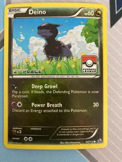 Pokemon DEINO League Challenge 2nd Place Promo Holofoil 97/13 - Image 1