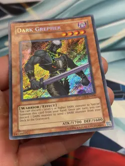 Yu-Gi-Oh Dark Grepher PTDN-EN000 Secret Rare Unlimited Edition DAMAGED - Image 2