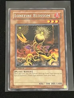 Lonefire Blossom 1st Edition PTDN-EN088 YuGiOh Phantom Darkness - Image 1
