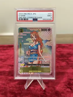 O-Nami One Piece 2024 2nd Anniversary Complete Guide Japanese OP06-101 R PSA 9 - Image 1