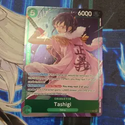 Tashigi OP14 R The Azure Sea's Seven One Piece Dash Pack Promo Foil Ship 1 Day - Image 1