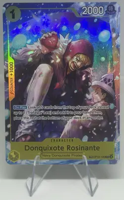 One Piece Donquixote Rosinante (OP12-108 R) TR ART - NM - Image 1