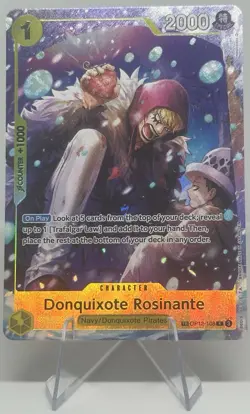 One Piece Donquixote Rosinante (OP12-108 R) TR ART - NM - Image 2