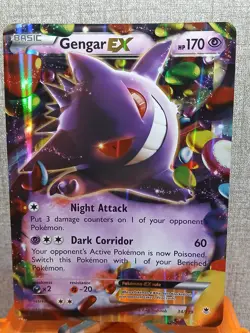 Pokemon TCG Gengar EX 34/119 Jumbo Promo Card 2014 Oversized - Image 1