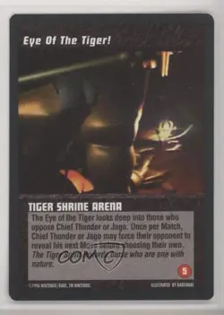 1996 Killer Instinct Trading Card Game Eye of the Tiger! #EYTI - Image 1