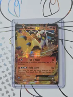 Blaziken EX XY54 Pokemon Card Black Star Promo Ultra Rare Art Holo - Image 4