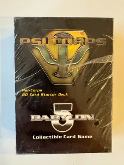 Babylon 5 Card Game - Psi Corps 60 Card Starter Deck (Sealed) - Image 1