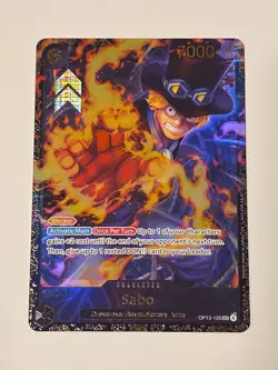 Sabo (Store Treasure Cup 2025) One Piece Promotion Card OP-PR OP13-120 English - Image 1