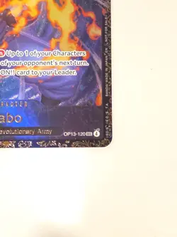 Sabo (Store Treasure Cup 2025) One Piece Promotion Card OP-PR OP13-120 English - Image 4