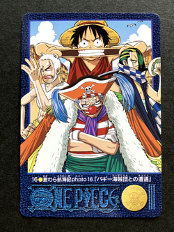 Luffy Buggy Cabaji ONE PIECE Visual Adventure Cards TCG Japanese Anime 2000 #16A - Image 1