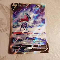 Suicune v Crown Zenith Galarian Gallery Holo Ultra Rare Card GG38 GG70 - Image 1