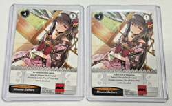 2x Minamo Kaibara Sahura-con Promo Card. 2016 ANIME EXPO TCG (RARE) Tanto Cuore - Image 1