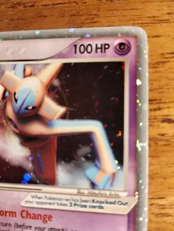 Deoxys EX Holo Rare Card Normal Forme 97/107 Vintage - NM- card grading AI 8.5 - Image 2