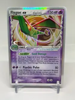 92/101 Flygon ex Rare Holo Pokemon TCG Card - ex Dragon Frontiers NM/LP - Image 1