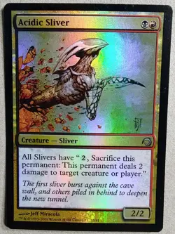 Acidic Sliver - Slivers (PDS) #013 - Uncommon Foil - LP - MTG - Image 1