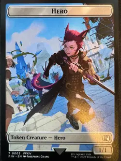 Hero (0003) Knight Double-Sided Token Final Fantasy (NONFOIL) - Image 2