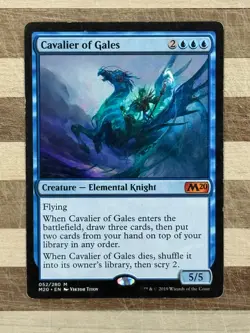 MTG Core Set 2020 Cavalier of Gales 52/280 - Image 1