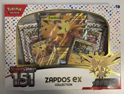 Pokemon TCG Scarlet & Violet 151 Zapdos Ex, New Sealed - Image 1