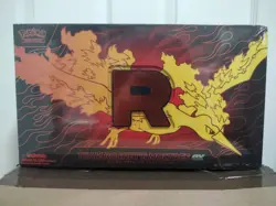 Factory Sealed Pokemon Team Rocket’s Moltres EX Ultra Premium Collection UPC - Image 1