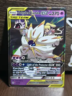 Pokemon TCG Solgaleo & Lunala Tag Team GX Sun & Moon - Cosmic Eclipse 75/236 NM - Image 1