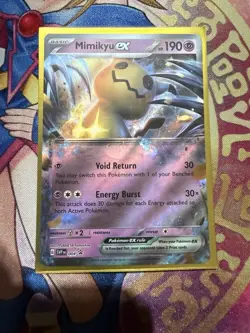 Pokemon TCG Mimikyu EX SV Black Star Promos SVP004 Holo Promo NM - Image 1