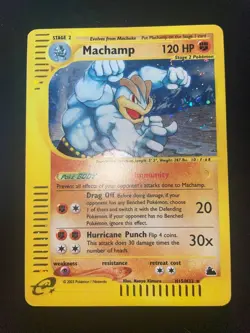 PSA 8 2003 Pokemon Skyridge Machamp Holo #H15/H32 Eng NEARMINT - Image 2