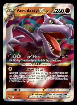 Aerodactyl VSTAR 093/196 Holo Rare VSTAR Lost Origin Pokemon Near Mint - Image 1