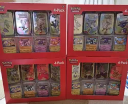 Pokemon TCG: Scarlet & Violet 151 Mini Tins 4 Pack SEALED IN HAND NEW - Image 1
