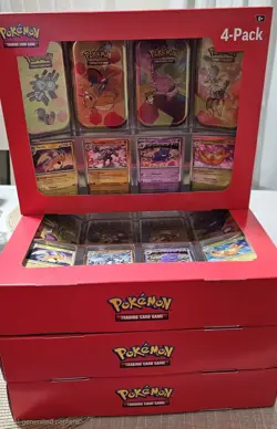 Pokemon TCG: Scarlet & Violet 151 Mini Tins 4 Pack SEALED IN HAND NEW - Image 2