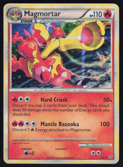 Magmortar 2/95 Pokemon HeartGold SoulSilver Unleashed English Holo Rare - Image 1