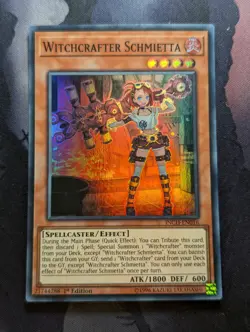 Yu-Gi-Oh! - Witchcrafter Schmietta- INCH-EN016 - Super Rare VLP - Image 1