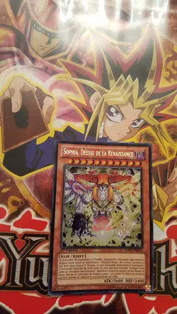 Carte Yu-Gi-Oh! Sophia, Deesse de la Renaissance HA07-FR055 Secrete Francaise - Image 1