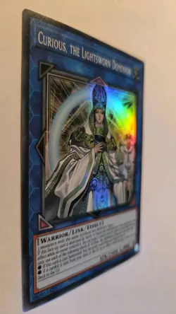 Curious, the Lightsworn Dominion EXFO-EN091 Super Rare YuGiOh TCG... - Image 2