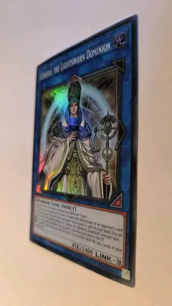 Curious, the Lightsworn Dominion EXFO-EN091 Super Rare YuGiOh TCG... - Image 3